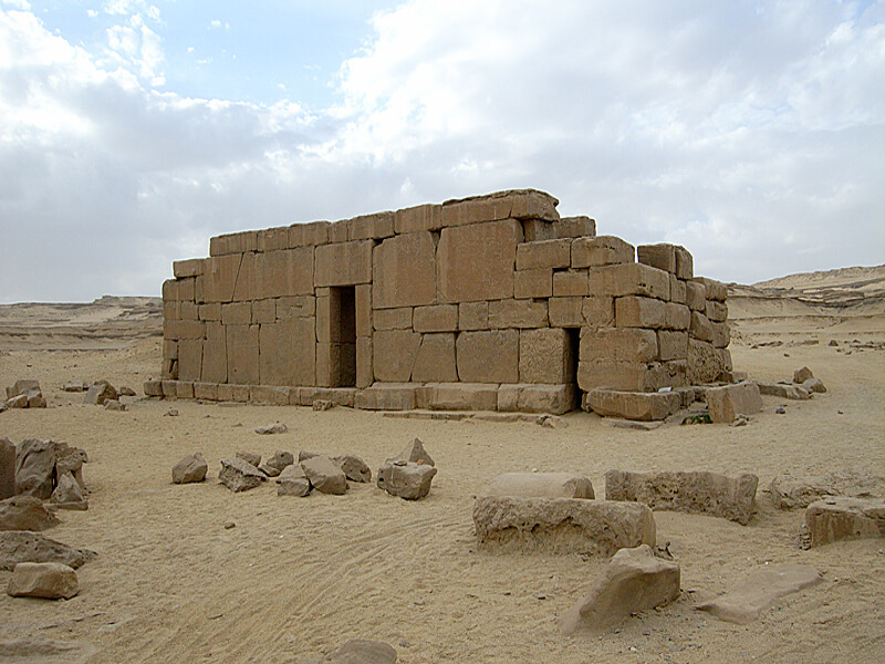 Qasr Sagha Temple In Al Fayoum Egypt